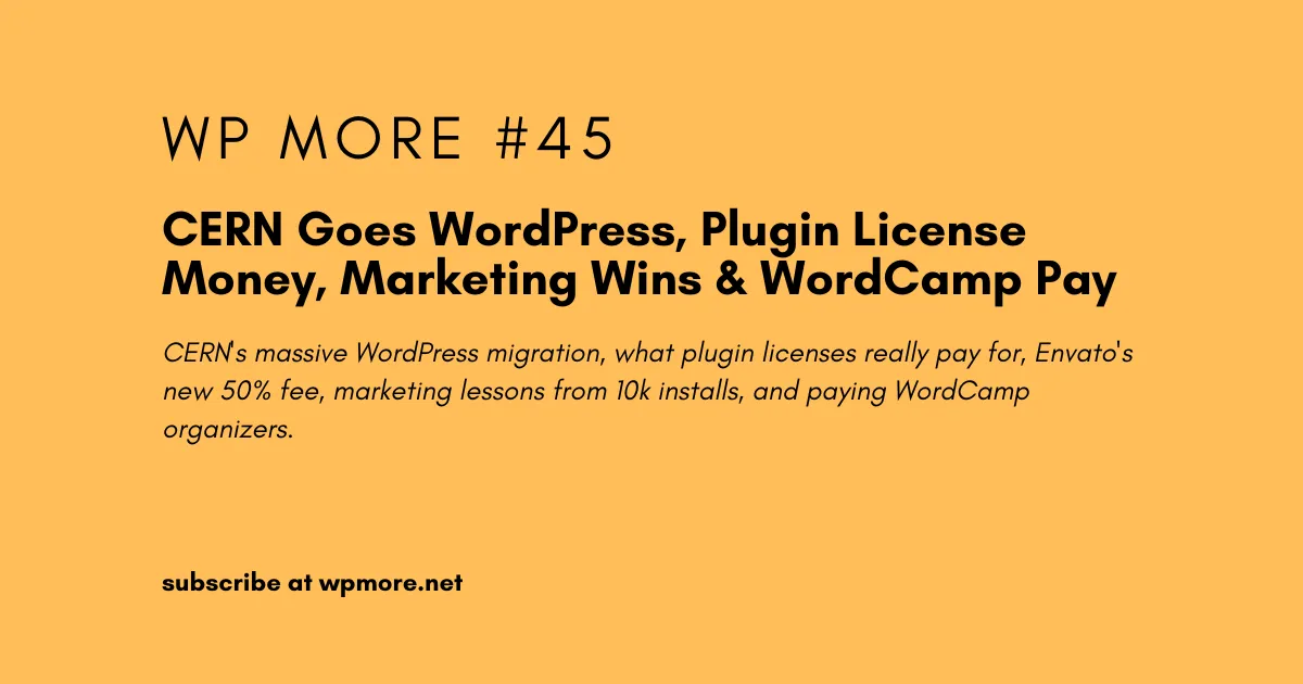 WordPress More Issue