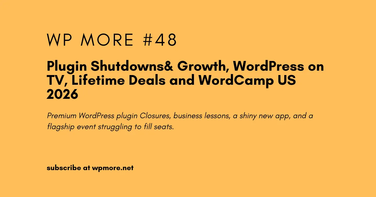 WordPress More Issue