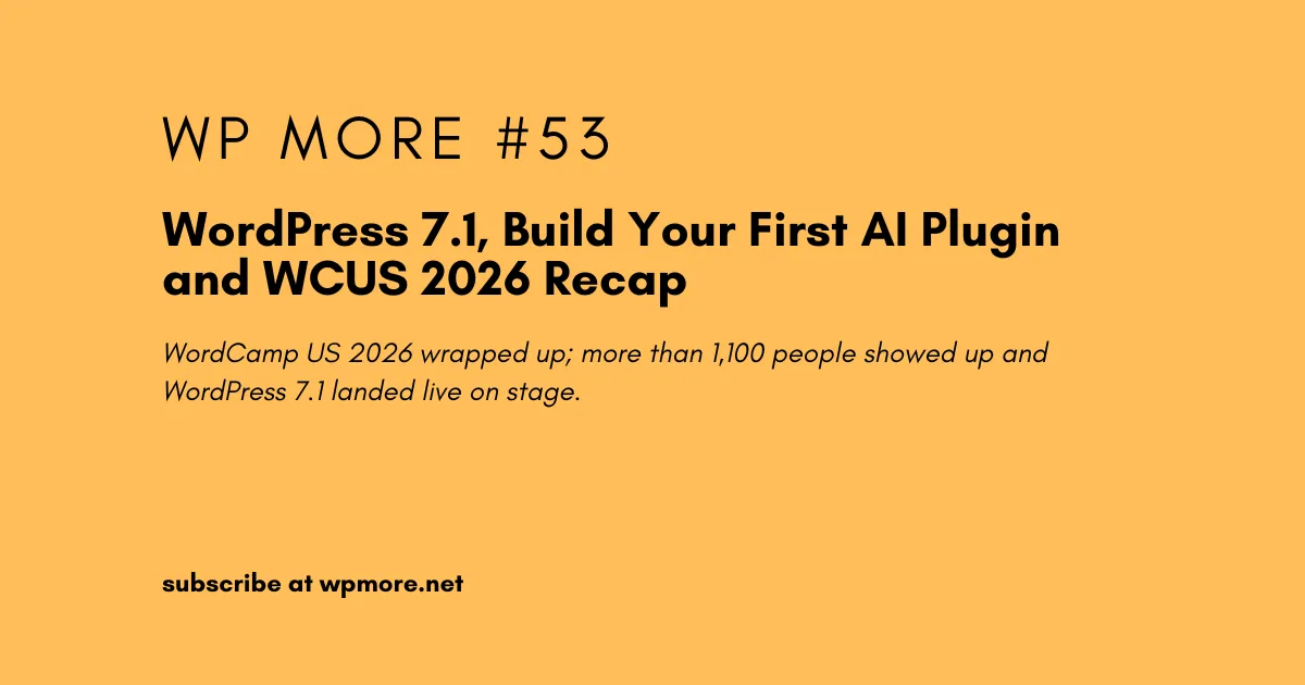 WordPress More Issue