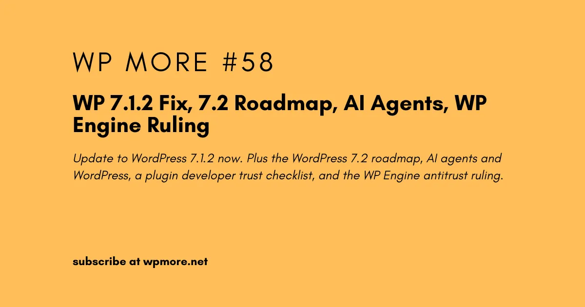 WordPress More Issue