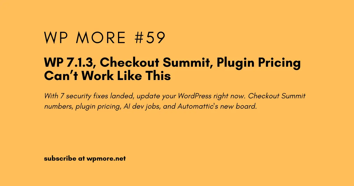 WordPress More Issue